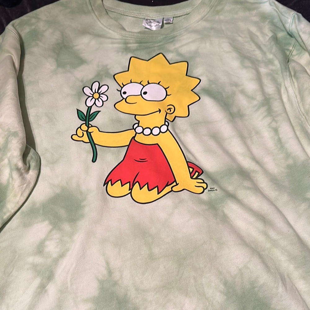 Lisa Simpson Tie-Dye Sweatshirt